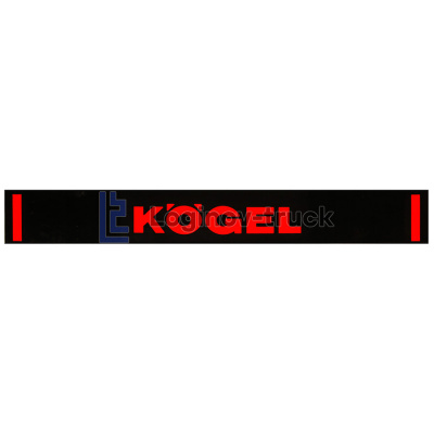 Брызговики длинномер KOGEL надпись Красная (28671)