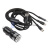 Зарядное устройство 1 USB 1 Type-C быстрая зарядка DC12V-24V iPhone+Android+Type-C (28161)