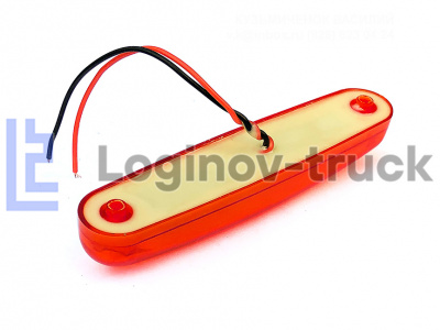 Габарит светодиодный FR0312 9 диодов slim NEON L-105mm 12-24V Красный (26922)
