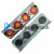 Фонарь  LED Универсальный ХРОМ 4 круга 24V 67х20х4см (2шт. к-т) (26741)