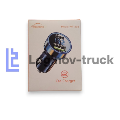 Разветвитель прикур. USB 66W Type-C PD вольтметр 12-24 (27730)