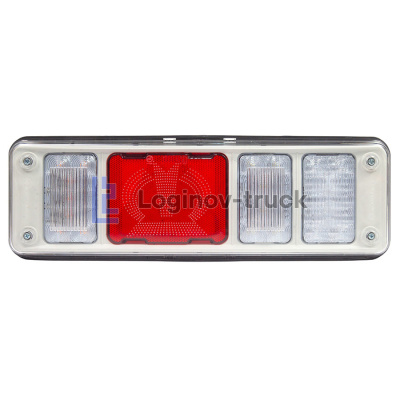 Фонарь задний Krone New Корона 029 (24в) L с разъемом  EasyConn 7pin,4x2pin и габаритом (29129)