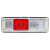 Фонарь задний Krone New Корона 029 (24в) L с разъемом  EasyConn 7pin,4x2pin и габаритом (29129)