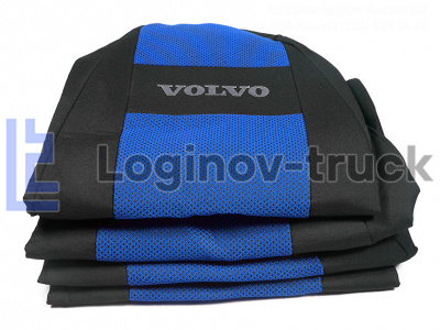 Чехол-сиденья VOLVO FH-4 с 2014Г. (2 ременя/ 2 выс.сид.) (27326)
