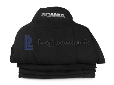 Чехол-сиденья SCANIA 6 серия с 2021г. (1 ремень/ 1 выс. 1низ.) (25700)