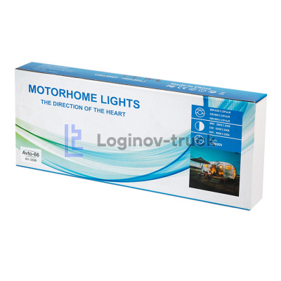 Подсветка салона плафон 12-30V с механической регулеровкой 180LED (27889)