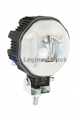 Фара светодиодная 12/27V 40w 3 режима: White SPOT, Yellow SPOT, Стробоскоп белый (23729)