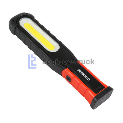 Фонарь светодиодный поворотный с магнитом 10W COB+5W LED, 900Lm, Li-ion 5000mAh (АвтоDело)(29045)