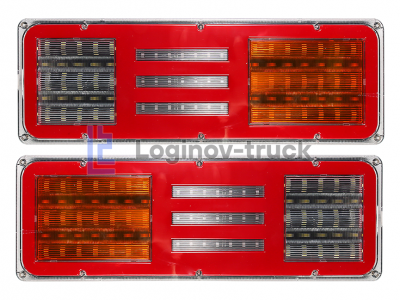 Фонарь  LED Универсальный 24V 41CM (компл. 2шт.)(25214)