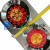 Фонарь  LED Универсальный ХРОМ 4 круга 24V 67х20х4см (2шт. к-т) (26741)