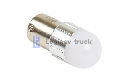 Лампа большой цоколь МИГАЛКА Красная1156-3D FLASH ЛИНЗА 12-24 V (23075)