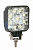 Фара светодиодная 12/27V 9 SMD квадрат MINI 27W SQUARE FLOOD (Epistar 6000K) 80х80х30mm (20246)