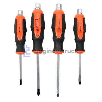Набор отверток 4 пр. сквозных с шестигранником под ключ (блистер) АвтоDело(28948)