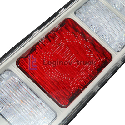 Фонарь задний Krone New Корона 029 (24в) L с разъемом  EasyConn 7pin,4x2pin и габаритом (29129)