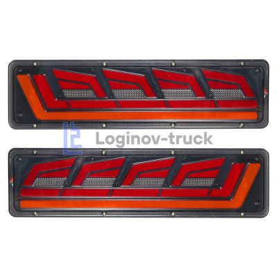 Фонарь  LED Универсальный длиный поворот 12-24V 46CM  (компл. 2шт.) (28799)