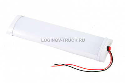 Подсветка салона плафон с выключателем 12 V (Белый/Овал)(22021)