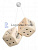 Вымпел КУБИКИ VOLVO Бежевый (26561)