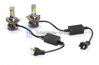 Комплект светодиодных ламп GH-K1-S H4-36W 12V-24V 3000K/6000K/4300K COMBO TRICOLOR(22812)