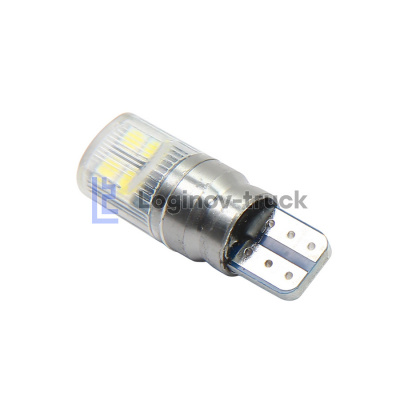 Лампа безцокольная  T10-3030-8SMD nonpolar W (12-24 V) (26389)