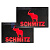 Брызговик универсальный 420*270мм. Schmitz (красная надпись) (27975)