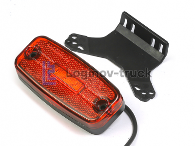 Указатель габаритов 3 LED 12-24V с кронштейном Жёлтый (аналог ЕСДУ) (25642)