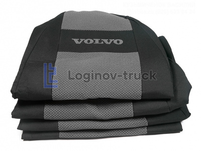Чехол-сиденья VOLVO FH-4 с 2014Г. (2 ременя/ 2 выс.сид.) (27329)