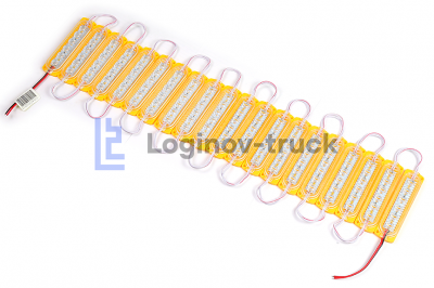Лента модульная 2835-6SMD 1.8W 360LM 24V Желтый (20 шт) (24551)