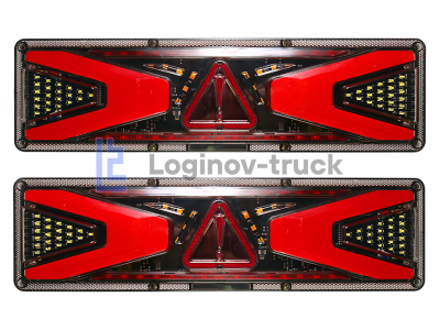 Фонарь  LED Универсальный 24V 46CM-C (компл. 2шт.)(25216)