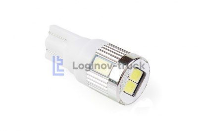 Лампа безцокольная 6 LEDS (радиатор) 24V(18133)