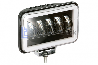 Фара светодиодная 12/27V 50W с габаритом NEON (170mm*120mm*75mm)(24310)