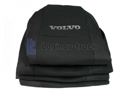 Чехол-сиденья VOLVO FH-4 с 2014Г. (2 ременя/ 2 выс.сид.) (27328)