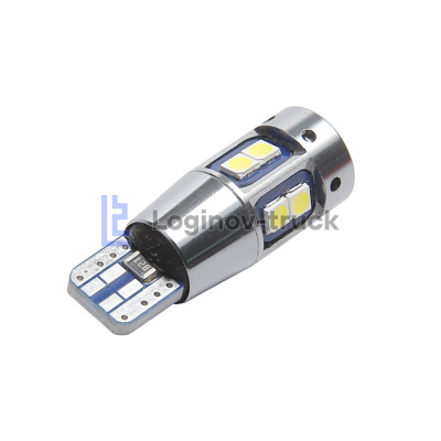 Лампа безцокольная T10-3030-10SMD 24V 