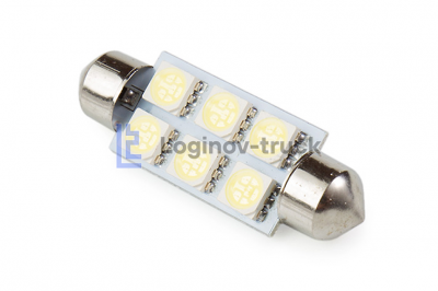 Лампа 6 SMD (салон) 41 мм(18155)