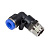 Фитинг цанговый угловой  1/4 x 6mm наруж. резьба(29487)