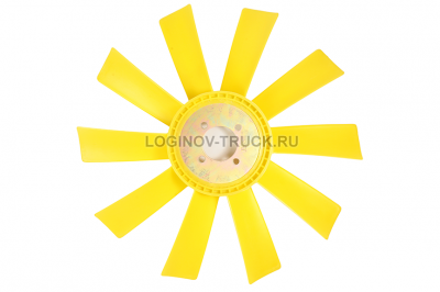 Крыльчатка ЯМЗ-236НЕ,БЕ,7601 (пластик.d=65мм )(16666)