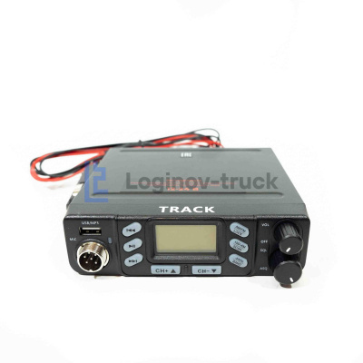 Радиостанция СИ-БИ Track Star 12/24V (27МГц,8Вт) с USB (27648)