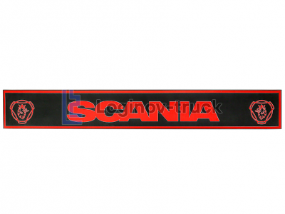 Брызговики длинномер  SCANIA  NEW (красный)(10380)