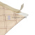 Ламбрекен лоб. стекла + угол с вышивкой IVECO Эко кожа Ромб Бежевый строч. Коричневая (27965)