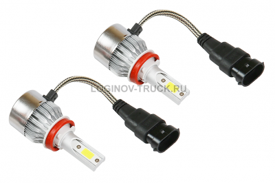 Комплект светодиодных ламп OPL LED H11 40W 5000LM (C6 BLACK)(22142)