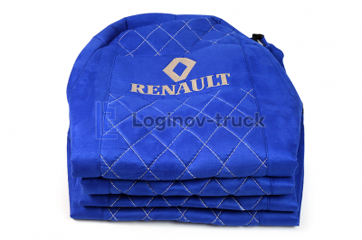 Чехол-сиденья стеганый (Alicante) RENAULT PREMIUM 2007 восток (1 ремень) 2 выс.сид.(с подлокотн.)(18