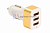 Зарядное устройство 3  USB 1.1A, 2.1А, 3.1А (22883)