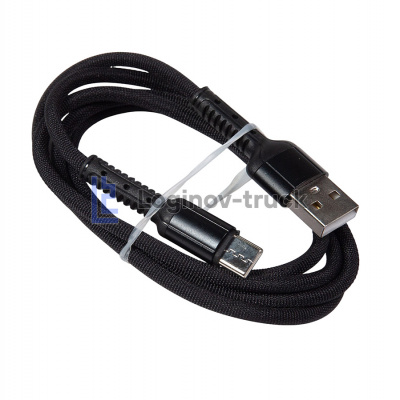 Провод зарядный TYPE-C  в оплетке 1м (29479)