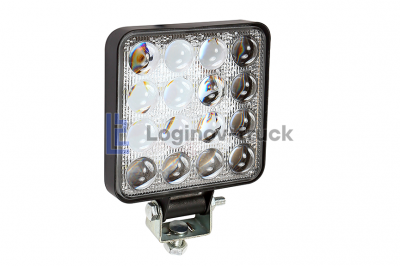 Фара светодиодная 12/80V 48W 16SMD-3D 105mm*125mm*20mm(23281)