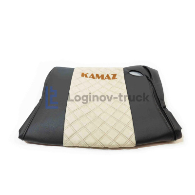 Чехол-сиденья ЭКО КОЖА с Алькантара KZ (5490) с 2020 г. Черн-Беж Коричн. строчка (27281)