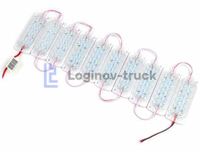 Лента модульная 2835-12SMD 2.4W 480LM 24V Белый (10 шт) (24555)