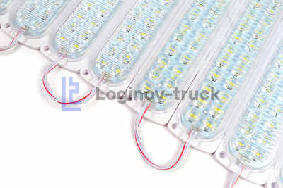 Лента модульная 2835-24SMD 6W 24V Белый (10 шт) (24545)