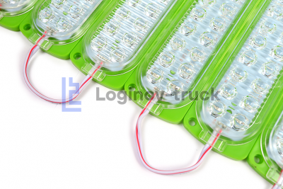 Лента модульная 2835-24SMD 6W 24V Зеленый (10 шт) (24543)
