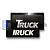 Брызговик универсальный 490*250мм. TRUCK (белая надпись) (27818)