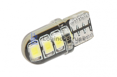 Лампа безцокольная 6 SMD-2835 с силиконом Белый 24V(23024)