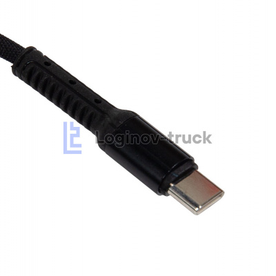 Провод зарядный TYPE-C  в оплетке 1м (29479)